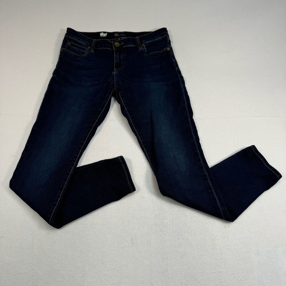 Kut from the Kloth Denim - Kut From The Kloth Mia Toothpick Skinny Jeans Womens Size 8 Dark Wash Mid Rise